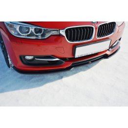 Накладка сплиттер на передний бампер на BMW 3 F30 / F31